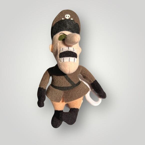 Rocky And Bullwinkle Plush Fearless Leader Keychain Stuffins Vintage 1999 CVS - Picture 6 of 6